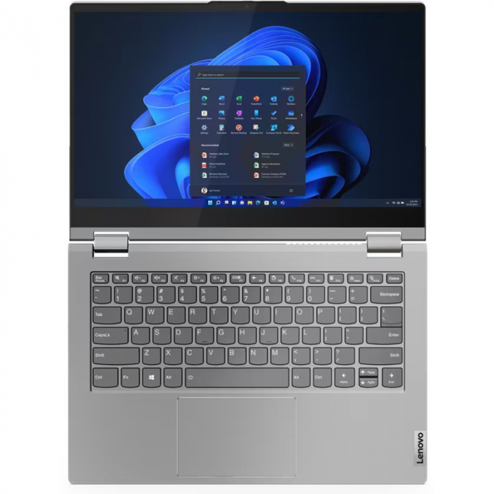 Laptop Lenovo ThinkBook 14s Yoga G3 IRU, Intel Core i7-1355U, 14inch Touch, RAM 16GB, SSD 512GB, Intel Iris Xe Graphics, Windows 11 Pro, Mineral Grey [6]