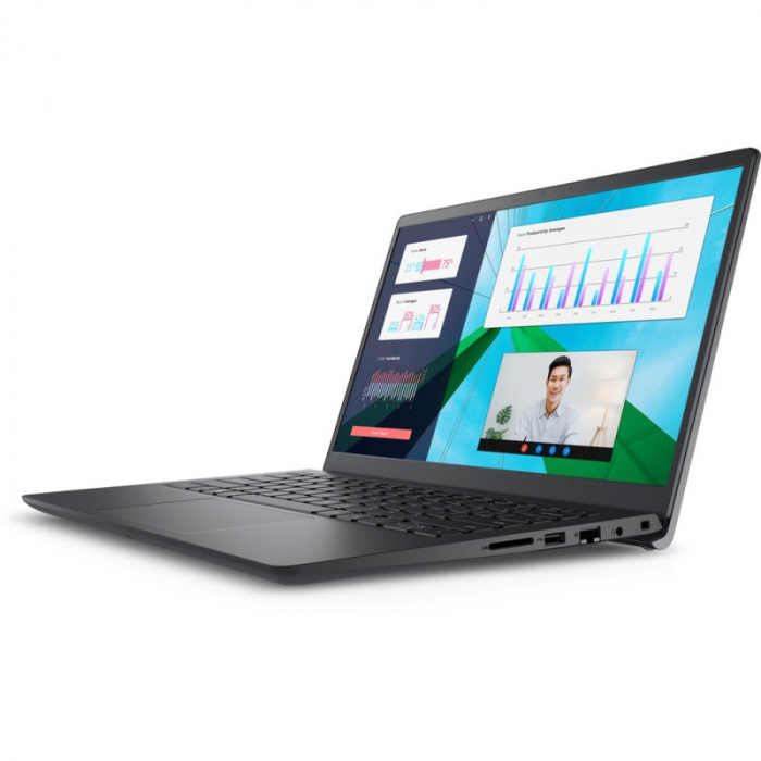 Laptop Dell Vostro 3430, Intel Core i5-1335U, 15.6inch, RAM 8GB, SSD 256GB, Intel Iris Xe Graphics, Windows 11 Pro, Carbon Black [8]
