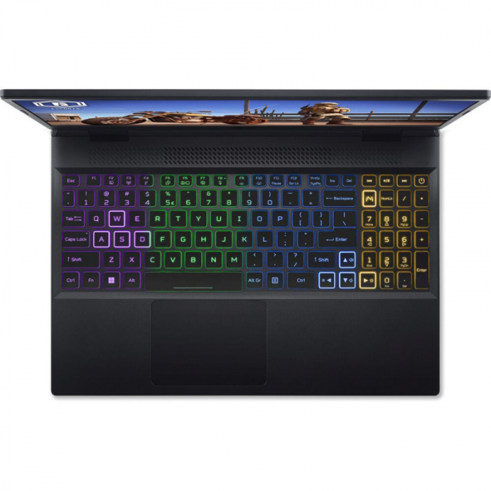 Laptop Gaming Acer Nitro 5 AN515-58, Intel Core i5-12450H, 15.6inch, RAM 16GB, SSD 512GB, nVidia GeForce RTX 4050 6GB, No OS, Obsidian Black [6]
