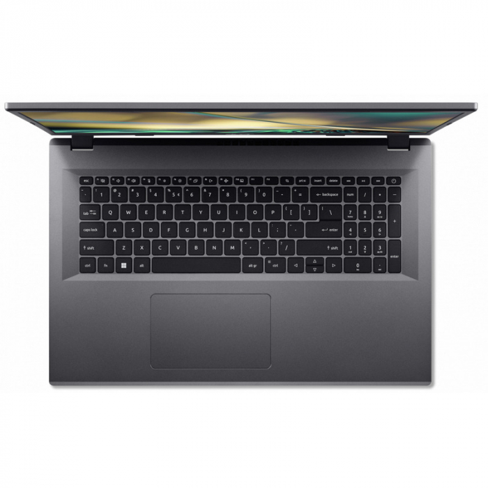 Laptop Acer Aspire 3 A317-55P, Intel Core i3-N305, 17.3inch, RAM 16GB, SSD 512GB, Intel UHD Graphics, No OS, Steel Grey [8]