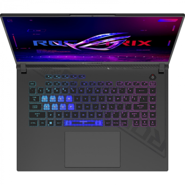 Laptop Gaming ASUS ROG Strix G16 G614JV-N3073, Intel Core i5-13450HX, 16inch, RAM 16 GB, SSD 1TB, nVidia GeForce RTX 4060 8GB, No OS, Eclipse Gray [8]