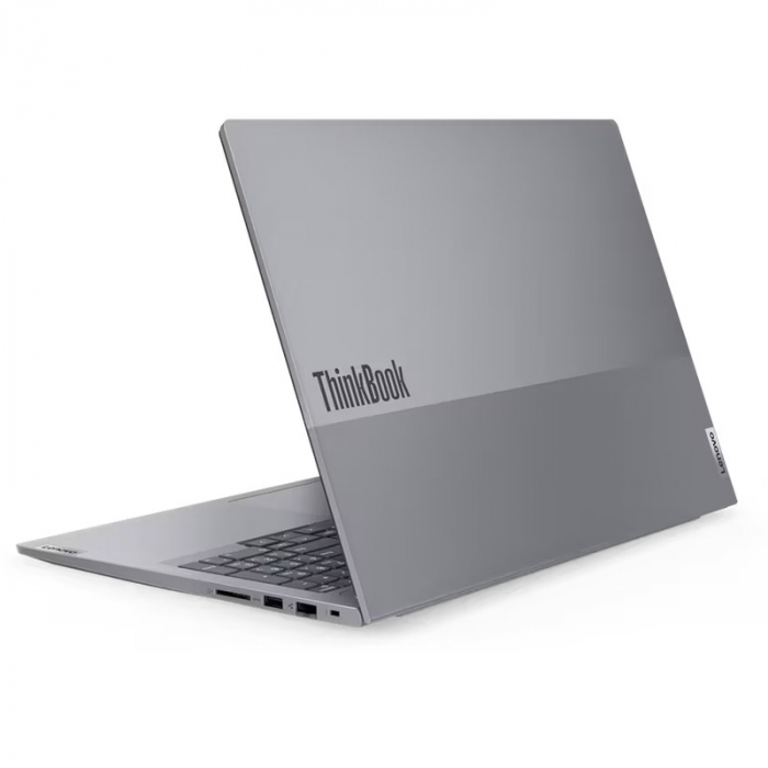 Laptop Lenovo ThinkBook 16 G6 ABP, AMD Ryzen 7 7730U, 16inch, RAM 16GB, SSD 512GB, AMD Radeon Graphics, No OS, Arctic Grey [6]
