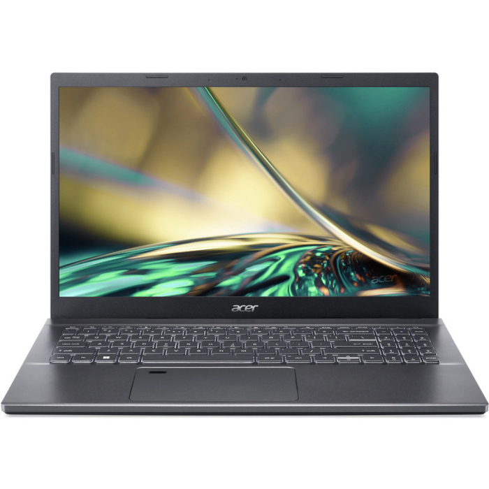 Laptop Acer Aspire 5 A515-57, Intel Core i5-12450H, 15.6inch, RAM 16GB, SSD 512GB, Intel Iris Xe Graphics, No OS, Steel Gray [1]
