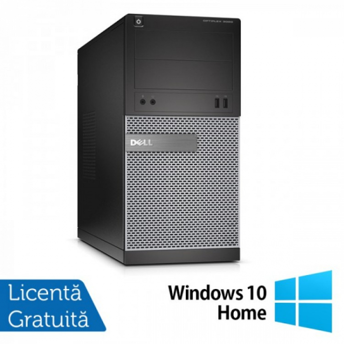 Calculator DELL Optiplex 3020 Tower, Intel Core i5-4570 3.20GHz, 4GB DDR3, 500GB SATA, DVD-ROM + Windows 10 Home [1]