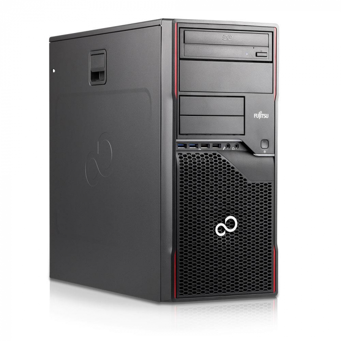 Calculator Fujitsu Celsius W410 Tower, Intel Core i5-2400 3.10GHz, 4GB DDR3, 250GB SATA, DVD-RW + Windows 10 Home [2]