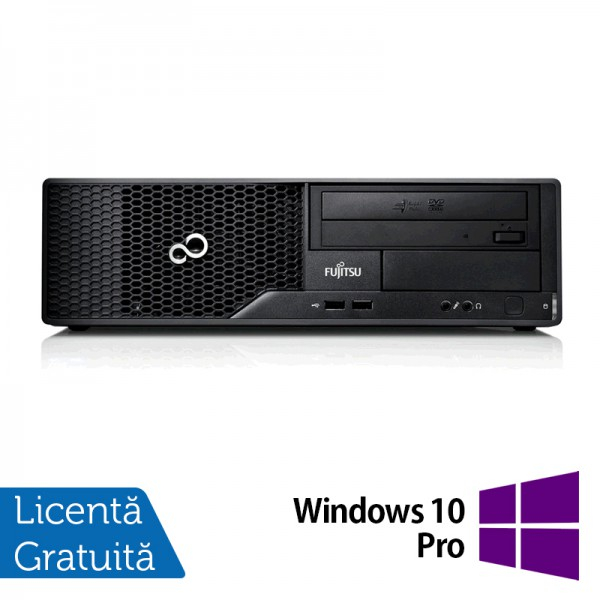 Calculator Fujitsu Esprimo E510 Desktop, Intel Pentium G620 2.60GHz, 4GB DDR3, 500GB SATA, DVD-RW + Windows 10 Pro [1]