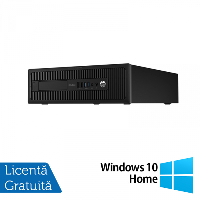 Calculator HP EliteDesk 800 G1 SFF, Intel Core i3-4130 3.40GHz, 4GB DDR3, 500GB SATA + Windows 10 Home [1]