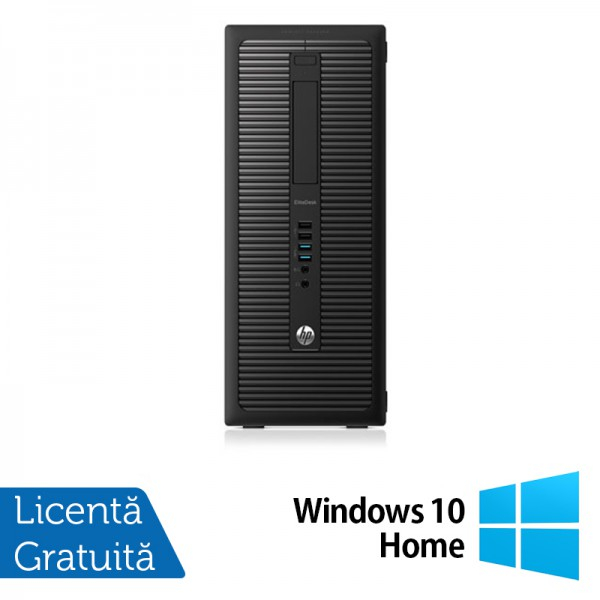 Calculator HP EliteDesk 800G1 Tower, Intel Core i5-4570 3.20GHz, 4GB DDR3, 500GB SATA, DVD-ROM + Windows 10 Home [1]
