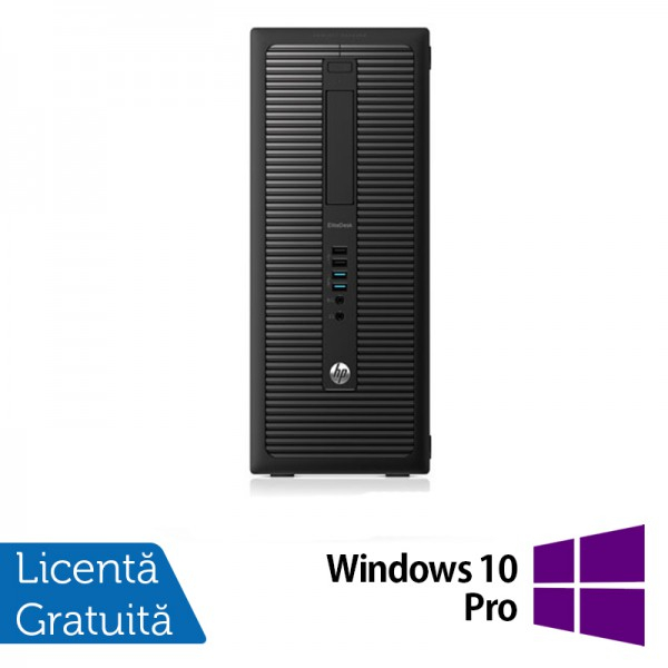 Calculator HP EliteDesk 800G1 Tower, Intel Core i5-4570 3.20GHz, 4GB DDR3, 500GB SATA, DVD-ROM+ Windows 10 Pro [1]