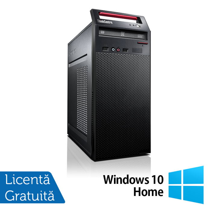 Calculator LENOVO ThinkCentre E73 Tower, Intel Core i3-4150 3.50GHz, 4GB DDR3, 500GB SATA + Windows 10 Home [1]
