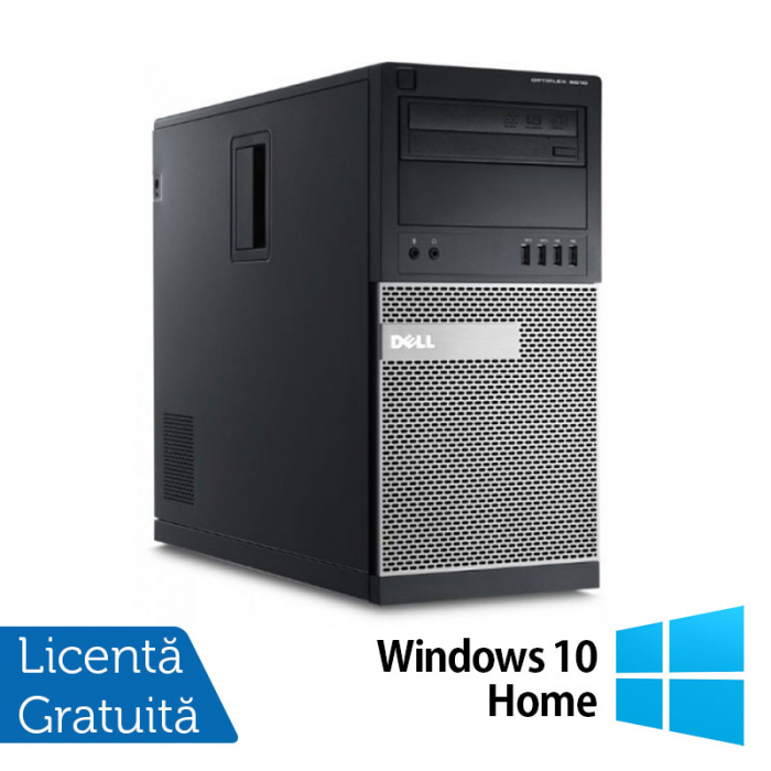 PC Refurbished Dell 9010 Tower, Intel Core i7-3770 3.40GHz, 8GB DDR3, 240GB SSD, DVD-RW + Windows 10 Home [1]