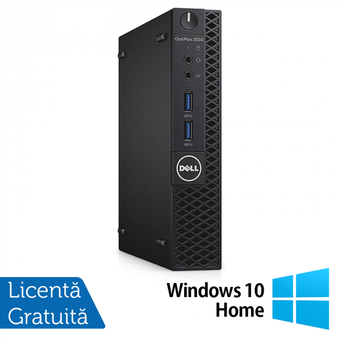 Calculator Refurbished DELL Optiplex 3050 MiniPC, Intel Core i3-6100T 3.20GHz, 16GB DDR4, 480GB SSD + Windows 10 Home [1]
