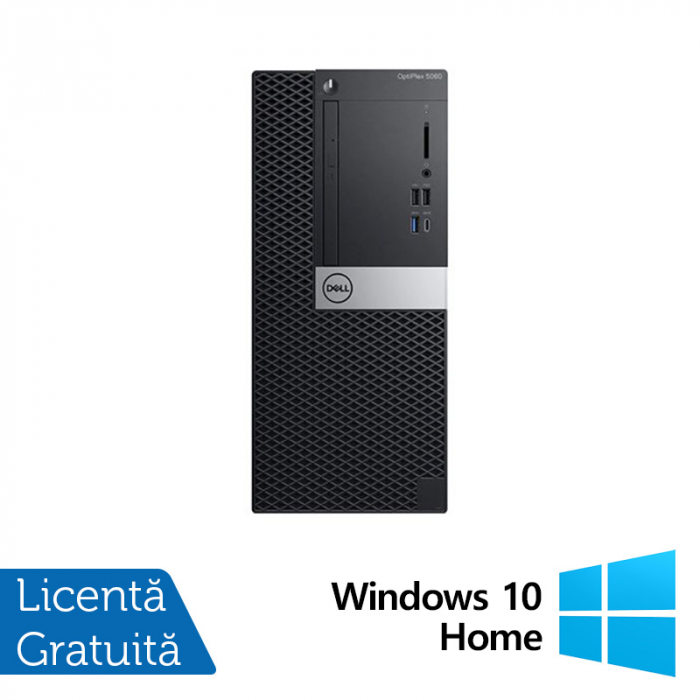 Calculator Refurbished DELL OptiPlex 5060 Tower, Intel Core i5-8400 2.80 - 4.00GHz, 16GB DDR4, 512GB SSD + Windows 10 Home [1]