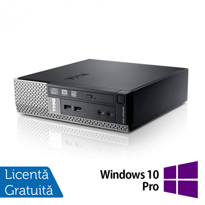 Calculator Refurbished Dell OptiPlex 7010 USFF, Intel Core i5-3470S 2.90GHz, 8GB DDR3, 500GB SATA, DVD-ROM + Windows 10 Pro [1]