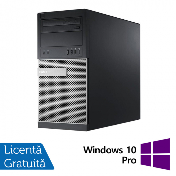 Calculator Refurbished DELL OptiPlex 7020 Tower, Intel Core i3-4130 3.40GHz, 8GB DDR3, 500GB HDD + Windows 10 Pro [1]