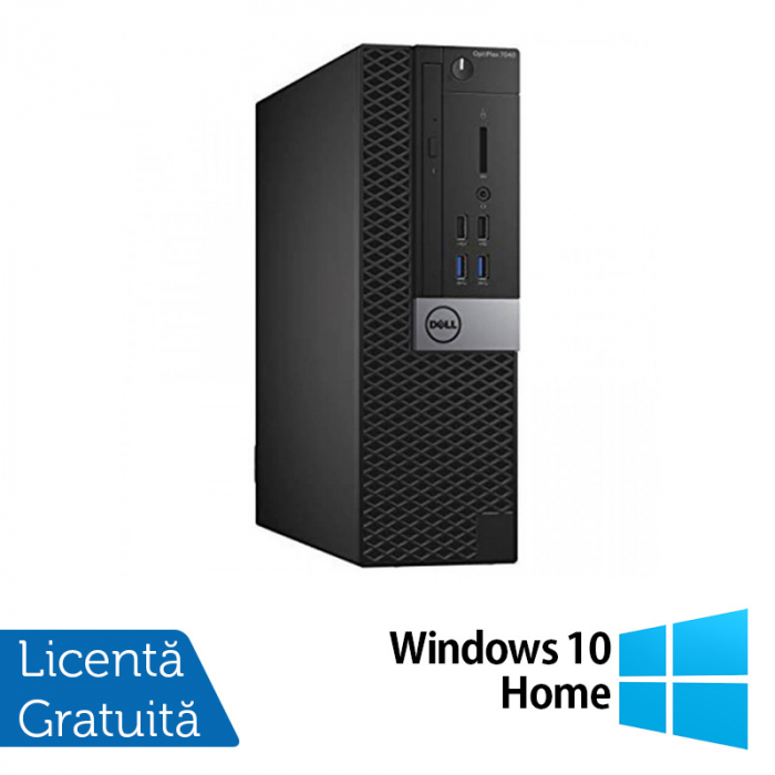 Calculator Refurbished DELL OptiPlex 7040 SFF, Intel Core i3-6100 3.70GHz, 8GB DDR4, 240GB SSD + Windows 10 Home [1]