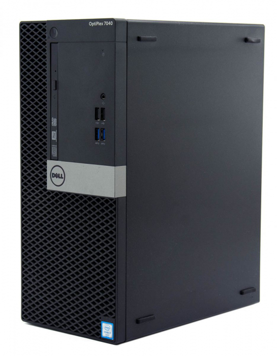 Calculator Refurbished DELL OptiPlex 7040 Tower, Intel Core i5-6500 3.20GHz, 8GB DDR4, 256GB SSD, DVD-RW + Windows 10 Home [2]