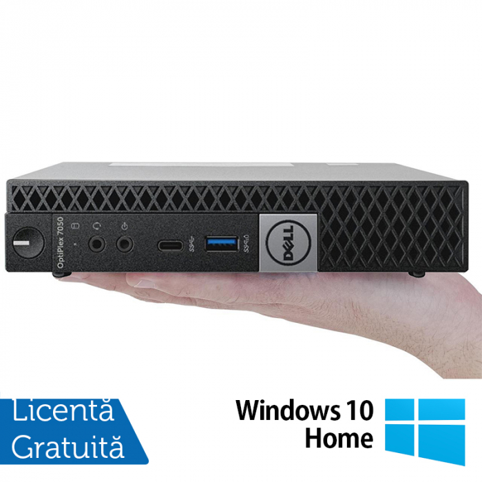 Calculator Refurbished DELL OptiPlex 7050 Mini PC, Intel Core i5-6400T 2.20 - 2.80GHz, 16GB DDR4, 512GB SSD + Windows 10 Home [1]