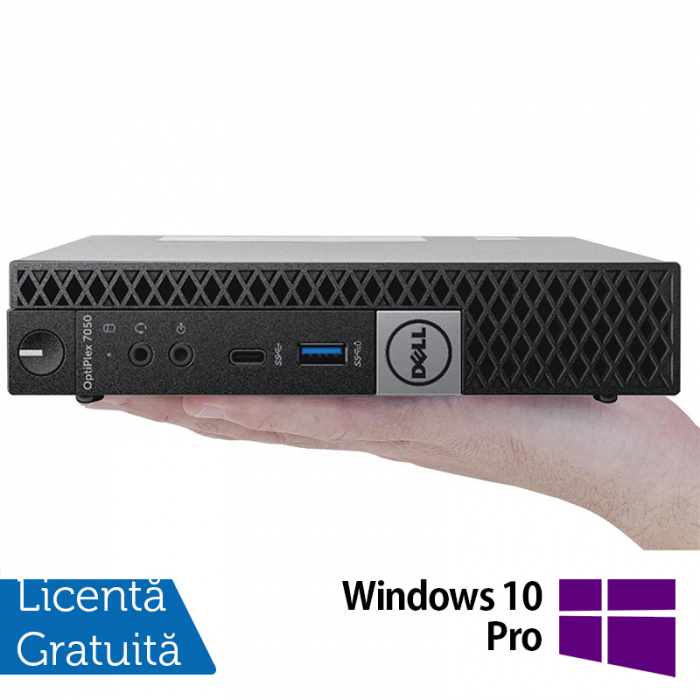 Calculator Refurbished DELL OptiPlex 7050 Mini PC, Intel Core i5-6400T 2.20 - 2.80GHz, 8GB DDR4, 256GB SSD + Windows 10 Pro [1]
