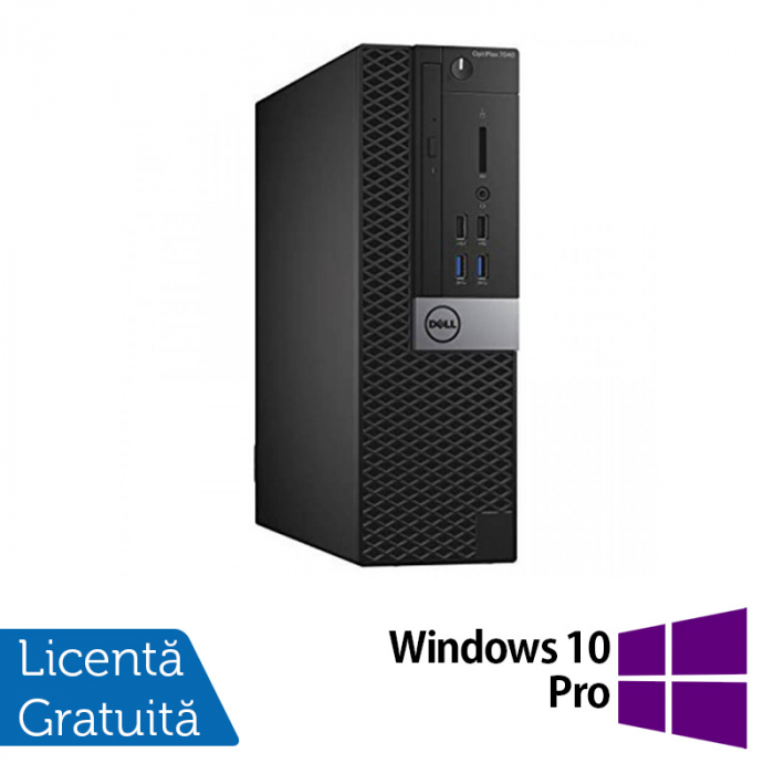 Calculator Refurbished DELL OptiPlex 7050 SFF, Intel Core i7-6700 3.40GHz, 8GB DDR4, 240GB SSD + Windows 10 Pro [1]