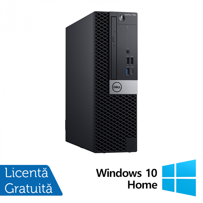 Calculator Refurbished DELL OptiPlex 7060 SFF, Intel Core i5-8500 3.00 - 4.10GHz, 8GB DDR4, 256GB SSD + Windows 10 Home [1]