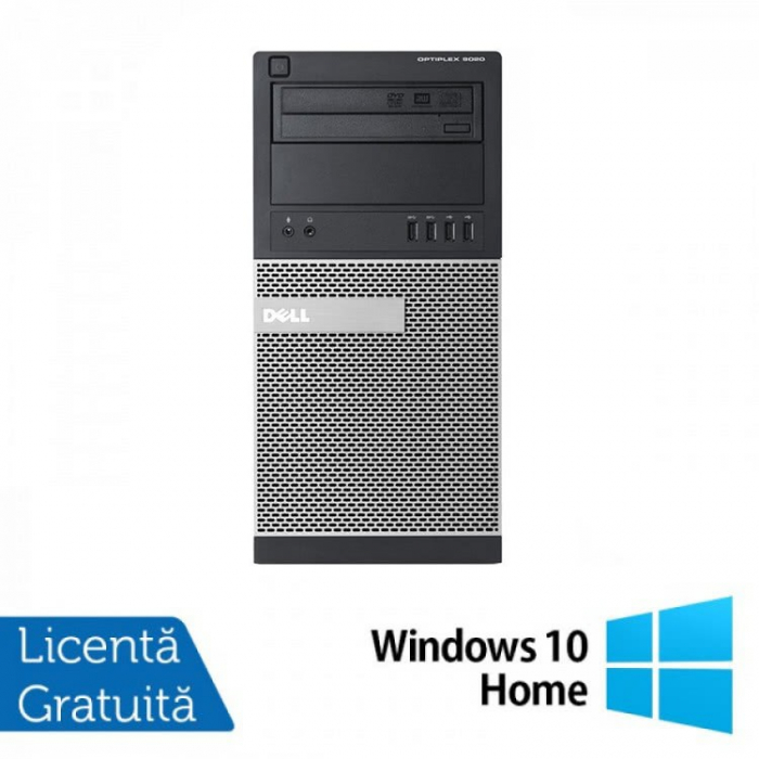 Calculator Refurbished DELL Optiplex 9020 Tower, Intel Core i3-4130 3.40GHz, 8GB DDR3, 240GB SSD + Windows 10 Home [1]