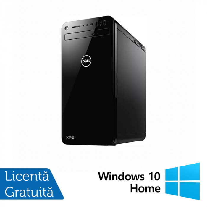 Calculator Refurbished DELL XPS 8930 Tower, Intel Core i7-8700 3.20 - 4.60GHz, 16GB DDR4, 256GB SSD NVME, Placa Video FirePro W5000/2GB, DVD-RW + Windows 10 Home [1]
