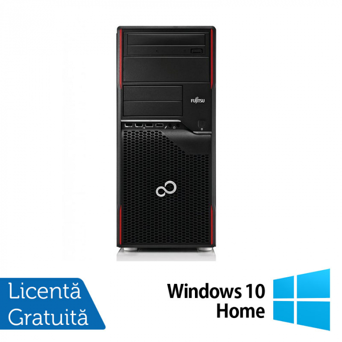 Calculator Refurbished Fujitsu Celsius W420 Tower, Intel Core i7-3770 3.40GHz, 8GB DDR3, 256GB SSD, DVD-RW + Windows 10 Home [1]