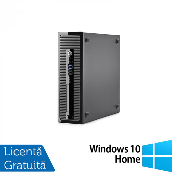 Calculator Refurbished HP 400 G1 SFF, Intel Core i7-4770 3.40GHz, 8GB DDR3, 500GB SATA, DVD-RW + Windows 10 Home [1]
