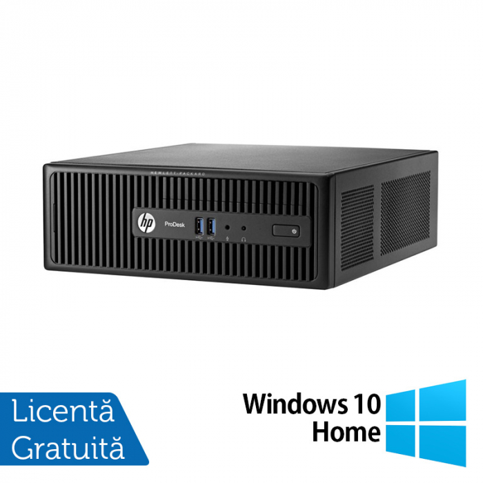 Calculator Refurbished HP 400 G3 SFF, Intel Core i3-6100 3.70GHz, 8GB DDR4, 256GB SSD + Windows 10 Home [1]