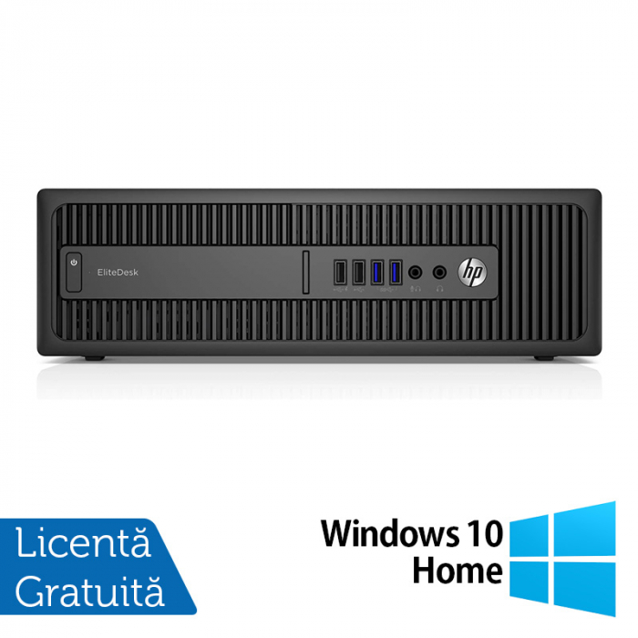 Calculator Refurbished HP 800 G1 SFF, Intel Core i3-4130 3.40GHz, 8GB DDR3, 500GB SATA + Windows 10 Home [1]