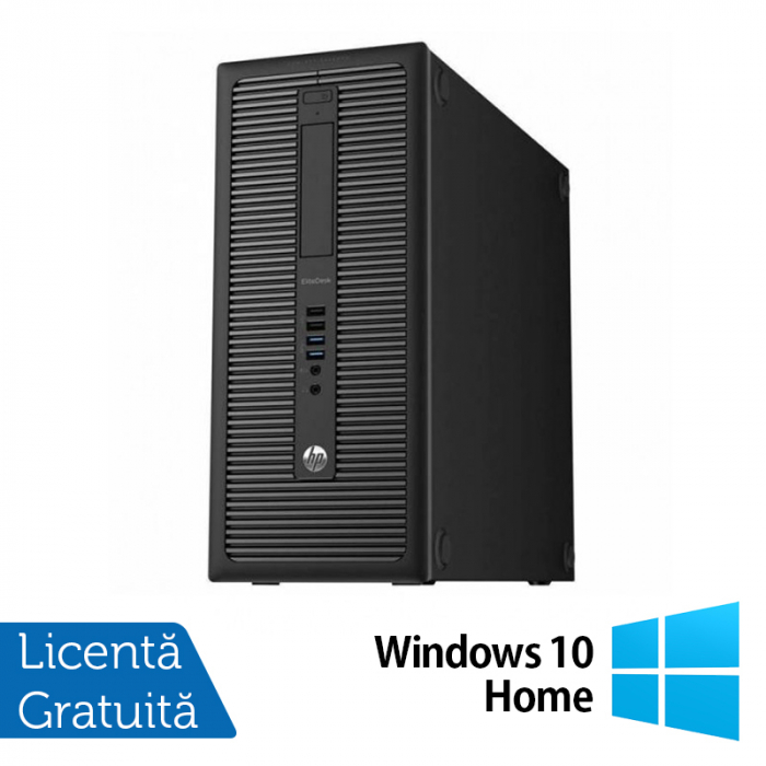 Calculator Refurbished HP EliteDesk 800 G1 Tower, Intel Core i5-4570 3.20GHz, 8GB DDR3, 500GB SATA, DVD-RW + Windows 10 Home [1]