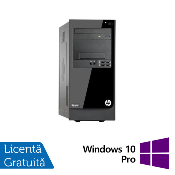Calculator Refurbished HP Pro 3300 Tower, Intel Core i5-2400 3.10GHz, 4GB DDR3, 500GB HDD, DVD-RW + Windows 10 Pro [1]