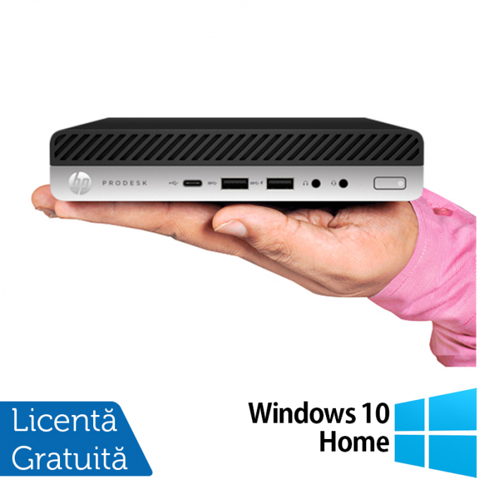 Calculator Refurbished HP ProDesk 600 G3 Mini PC, Intel Core i5-6500T 2.50GHz, 8GB DDR4, 512GB SSD + Windows 10 Home [1]