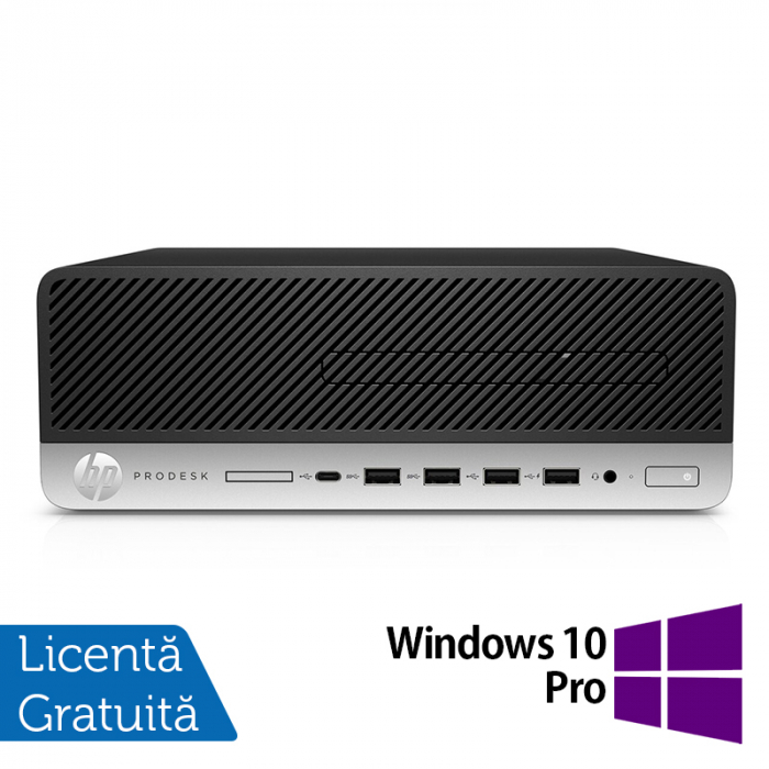 Calculator Refurbished HP ProDesk 600 G4 SFF, Intel Core i7-8700 3.20 - 4.60GHz, 8GB DDR4, 256GB SSD + Windows 10 Pro [1]