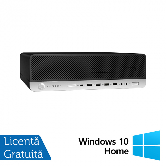 Calculator Refurbished HP ProDesk 800 G4 SFF, Intel Core i5-8500 3.00 - 4.10GHz, 16GB DDR4, 256GB SSD + Windows 10 Home [1]
