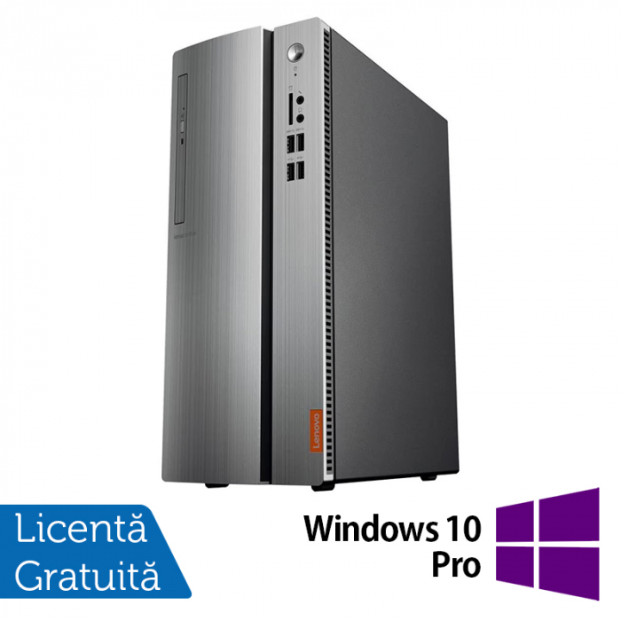 Calculator Refurbished LENOVO IdeaCentre 510 Tower, Intel Core i5-8400 2.80-4.00GHz, 8GB DDR4, 240GB SSD + Windows 10 Pro [1]