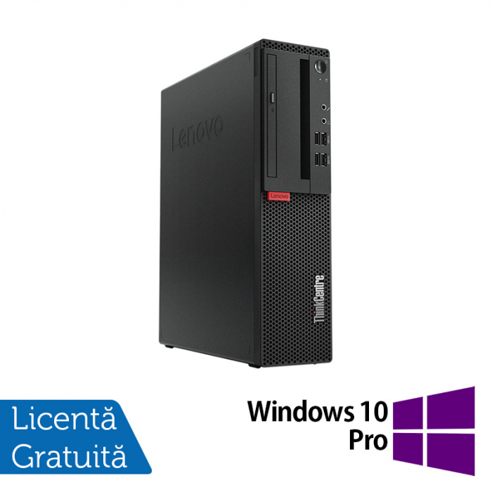 Calculator Refurbished Lenovo M710S SFF, Intel Core i3-6100 3.70GHz, 8GB DDR4, 500GB HDD + Windows 10 Pro [1]