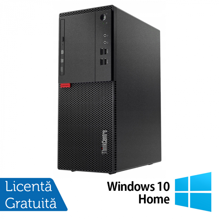 Calculator Refurbished LENOVO M710T Tower, Intel Core i5-6500 3.20GHz, 8GB DDR4, 256GB SSD + Windows 10 Home [1]