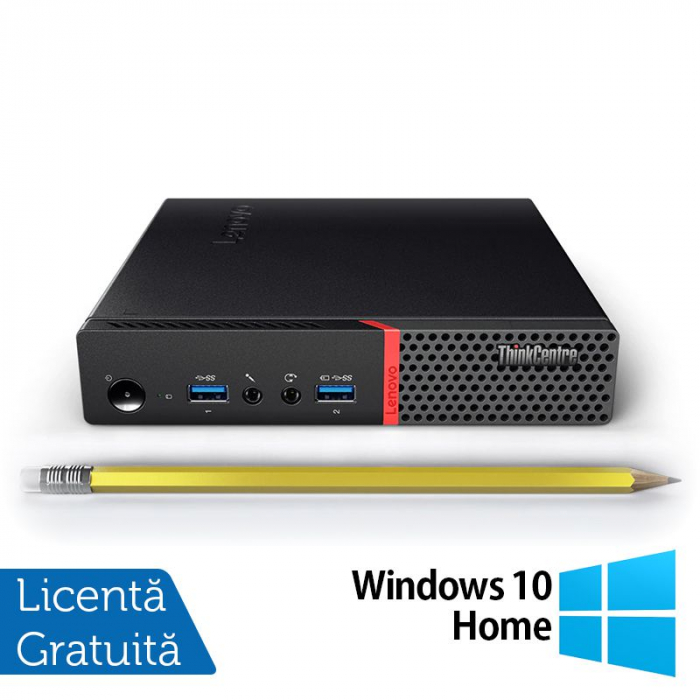 Calculator Refurbished Lenovo ThinkCentre M700 Mini PC, Intel Core i5-6400T 2.20GHz, 8GB DDR4, 240GB SSD + Windows 10 Home [1]