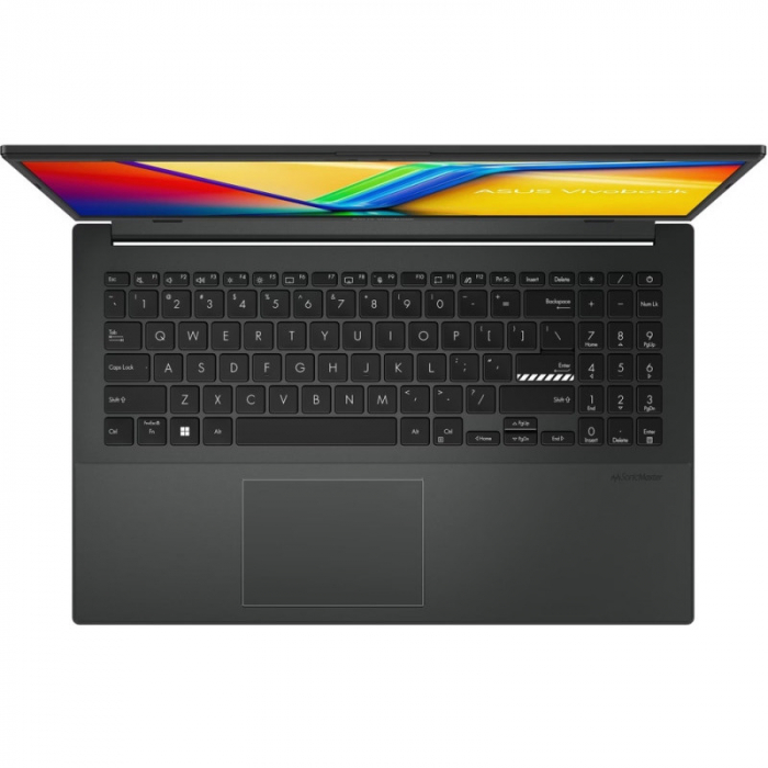 Laptop ASUS VivoBook Go 15 E1504FA-BQ050, AMD Ryzen 5 7520U, 15.6inch, RAM 8GB, SSD 512GB, AMD Radeon Graphics 610M, No OS, Mixed Black [8]