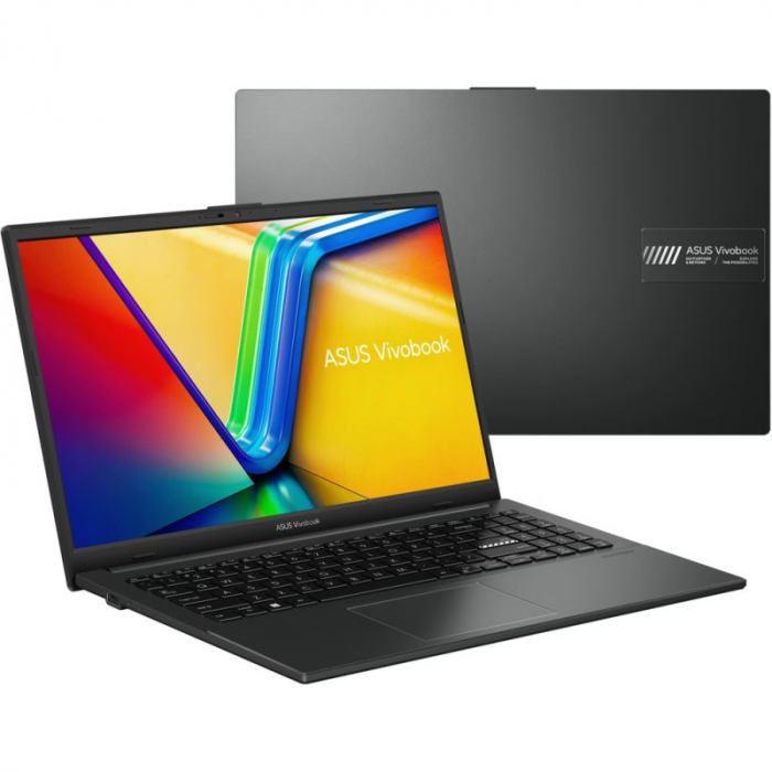 Laptop ASUS VivoBook Go 15 E1504FA-BQ050, AMD Ryzen 5 7520U, 15.6inch, RAM 8GB, SSD 512GB, AMD Radeon Graphics 610M, No OS, Mixed Black [4]