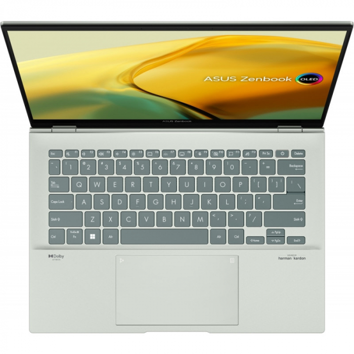 Laptop ASUS ZenBook UX3402ZA-KM542W, Intel Core i5-1240P, 14inch, RAM 16GB, SSD 1TB, Intel Iris Xe Graphics Windows 11, Aqua Celadon [8]