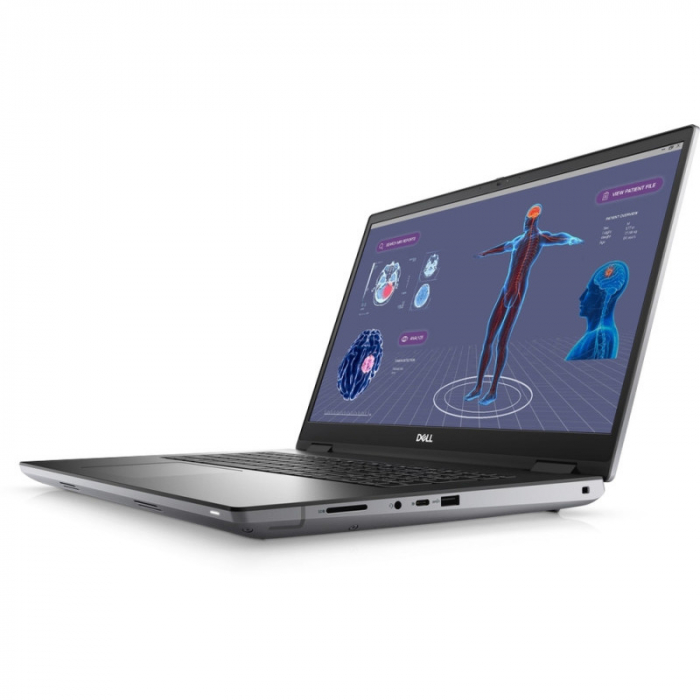 Laptop Dell Precision 7780, Intel Core i9-13950HX, 17.3inch, RAM 32GB, SSD 1TB, nVidia RTX 3500 12GB, Windows 11 Pro, Titan Grey [8]