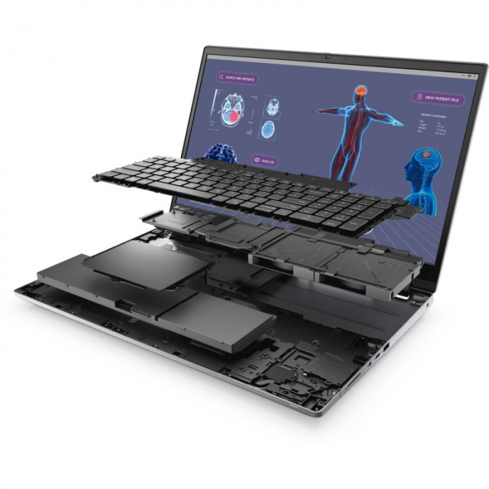 Laptop Dell Precision 7780, Intel Core i9-13950HX, 17.3inch, RAM 32GB, SSD 1TB, nVidia RTX 3500 12GB, Windows 11 Pro, Titan Grey [2]