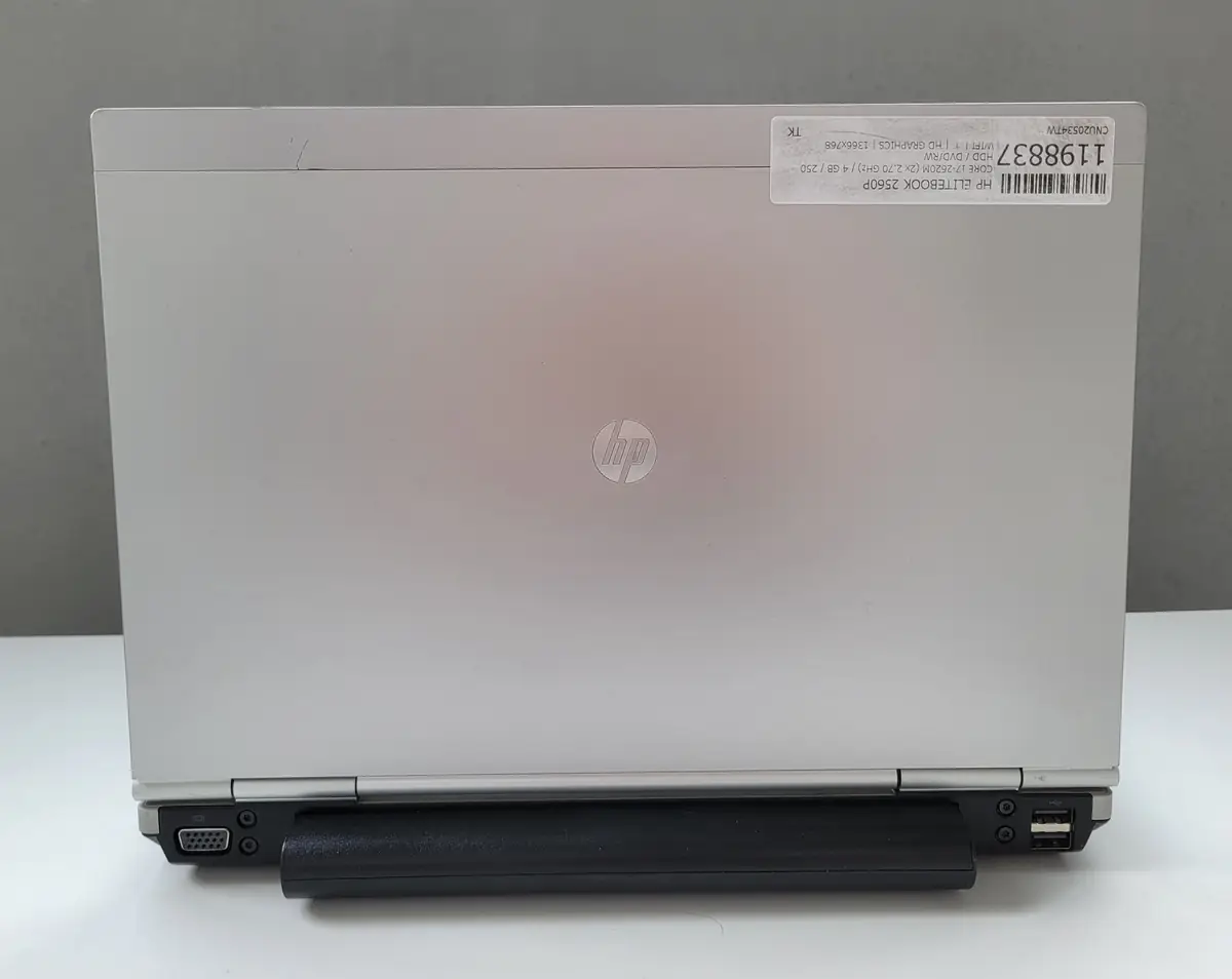 Laptop Second Hand Second Hand HP Elitebook 2560P - 12.5inch Intel I7-2620M 8GB RAM 250GB HDD Windows 10 Refurbished Refurbished [8]