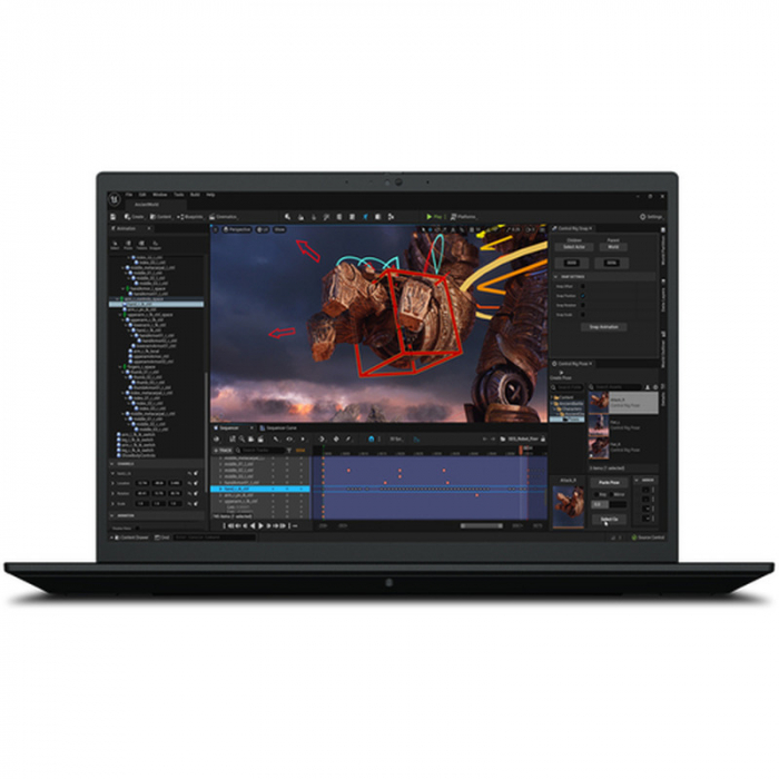 Laptop Lenovo ThinkPad P1 Gen 6, Intel Core i7-13700H, 16inch, RAM 32GB, SSD 1TB, nVidia RTX A1000 6GB, Windows 11 Pro, Black Paint [5]