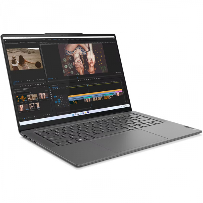 Laptop Lenovo Yoga Pro 7 14APH8, AMD Ryzen 7 7840HS, 14.5inch, RAM 16GB, SSD 1TB, nVidia GeForce RTX 4050 6GB, No OS, Storm Grey [3]