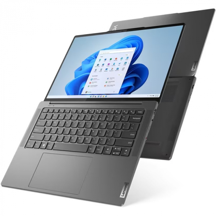 Laptop Lenovo Yoga Pro 7 14IRH8, Intel Core i5-13500H, 14inch, RAM 16GB, SSD 1TB, nVidia GeForce RTX 3050 6GB, No OS, Storm Grey [8]