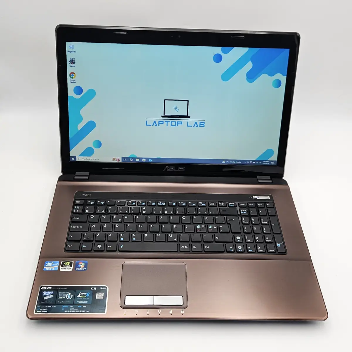 Laptop Second Hand Asus K73SV - 17.3inch Intel i5-2430M 8GB RAM 128GB SSD NVIDIA GT540M 1GB Windows 10 Refurbished [3]